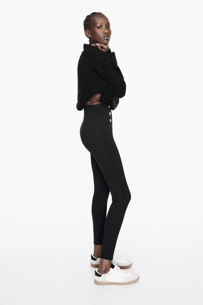 Leggins lentejuelas online zara