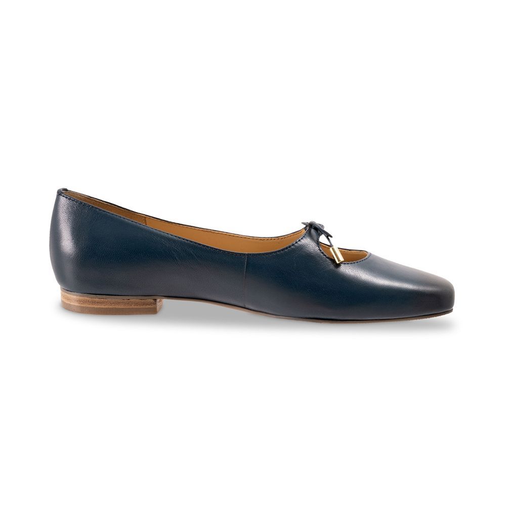 Navy flats hot sale wide width