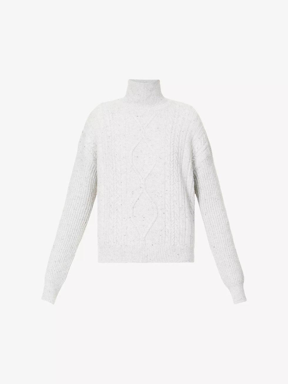Cable-Knit Wool-Blend Knitted Jumper