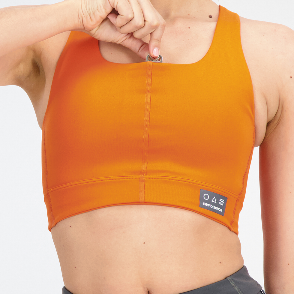TALA Skinluxe tank medium support sports bra in orange