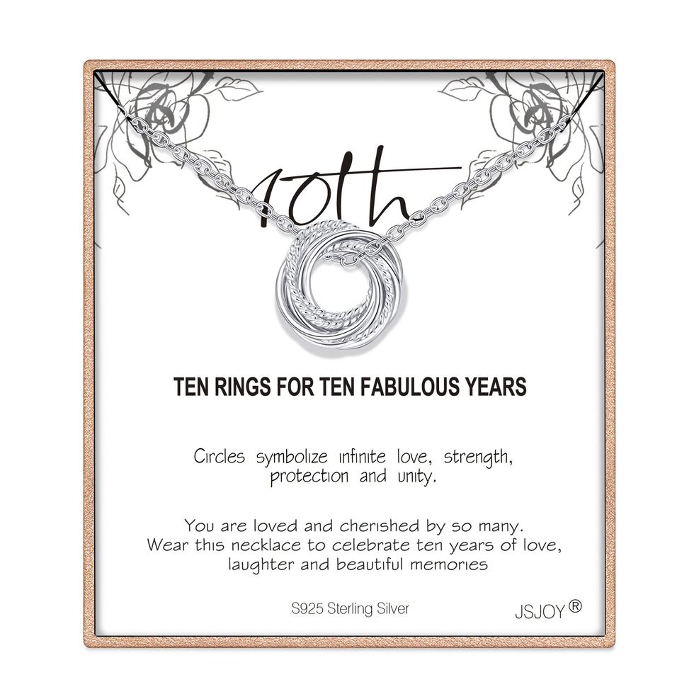 10th Anniversary Sterling Silver Necklace