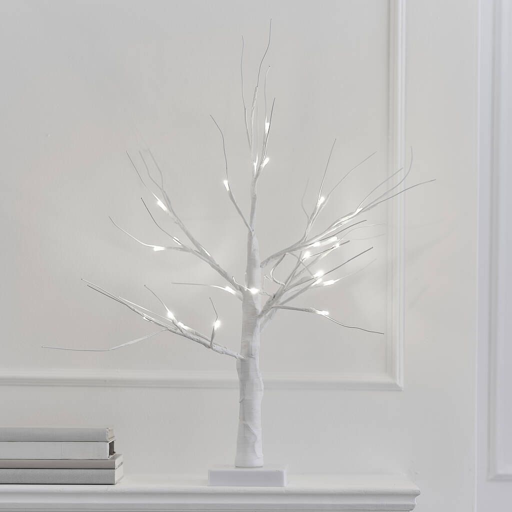 White twig deals tree