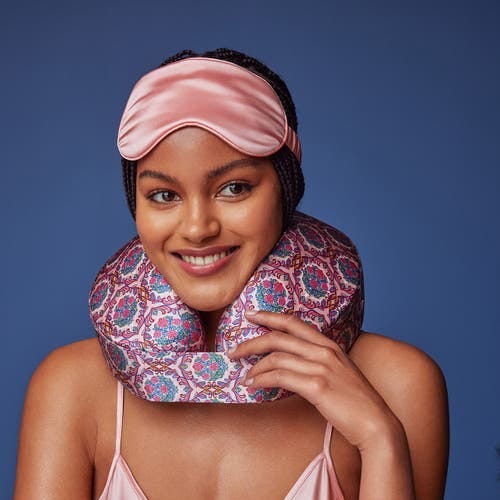 Voyager Pure Silk Travel Pillow Set