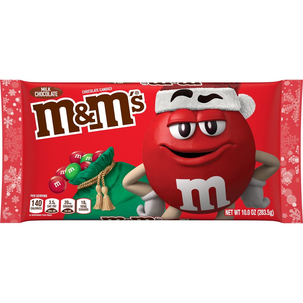 M&M s Christmas Milk Chocolate Candy Bag - 10 oz
