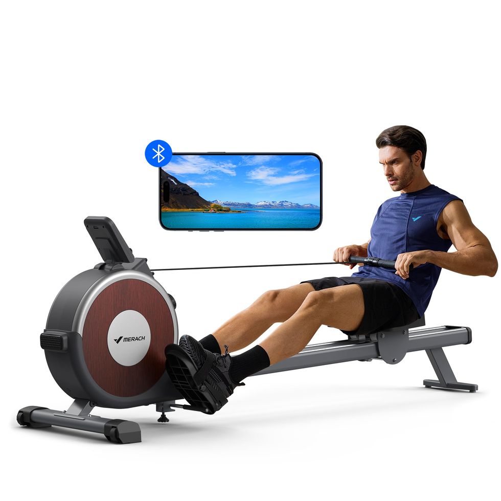 s Best-Selling Merach Rowing Machine Is $200 Off Right Now