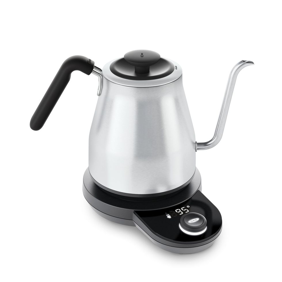 Equipped with thermometer electric kettle kitchen intelligent stainless  steel kettle teapot adjustable temperature fast heating