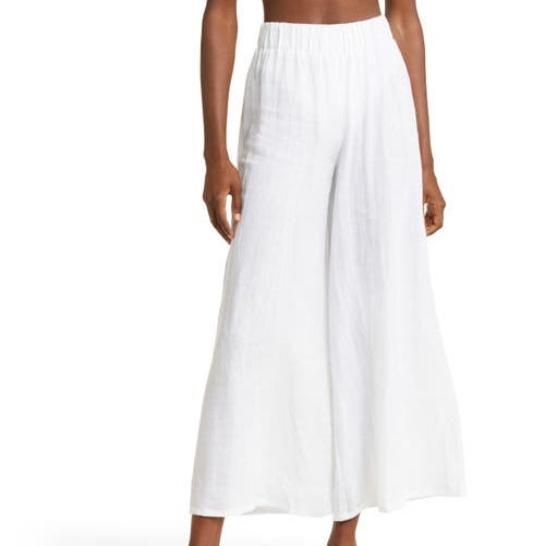 Tallows Wide Leg Linen Cover-Up Pants Tallows Wide Leg Linen Cover-Up Pants
