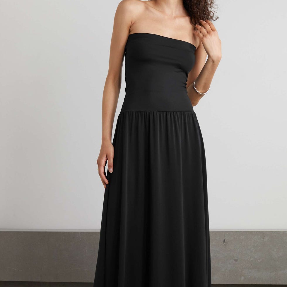 Oda strapless stretch-jersey maxi dress Oda strapless stretch-jersey maxi dress
