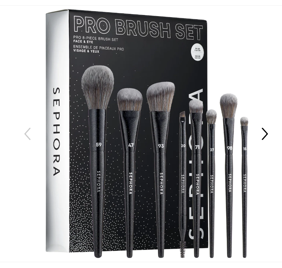 PRO 8-Piece Face & Eye Brush Set