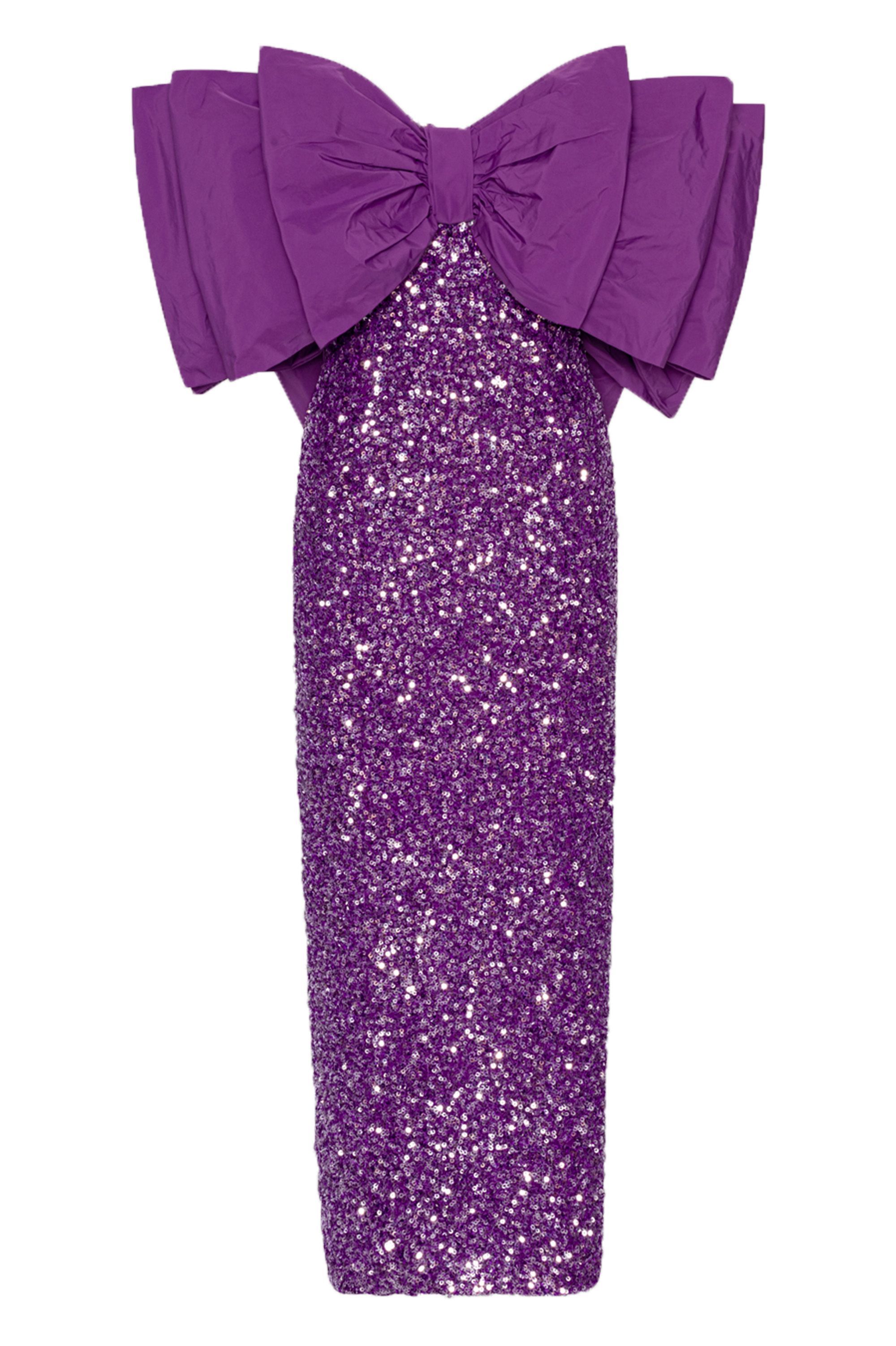 Purple christmas clearance party dresses