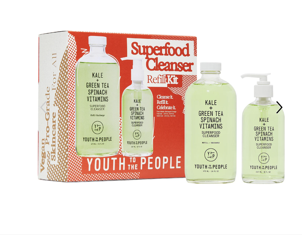 Superfood Gentle Antioxidant Refillable Cleanser Set