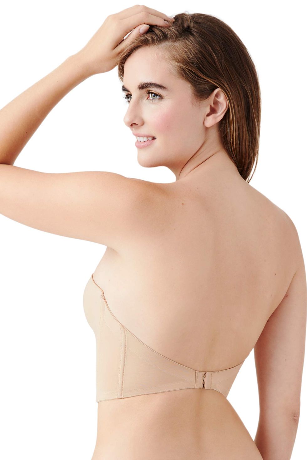 Women's Low Back Bra Wire Lift Deep U Shape V Shape Low Back