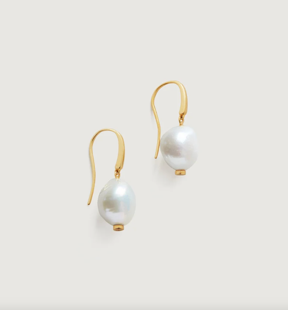 Pearl Wire Earrings