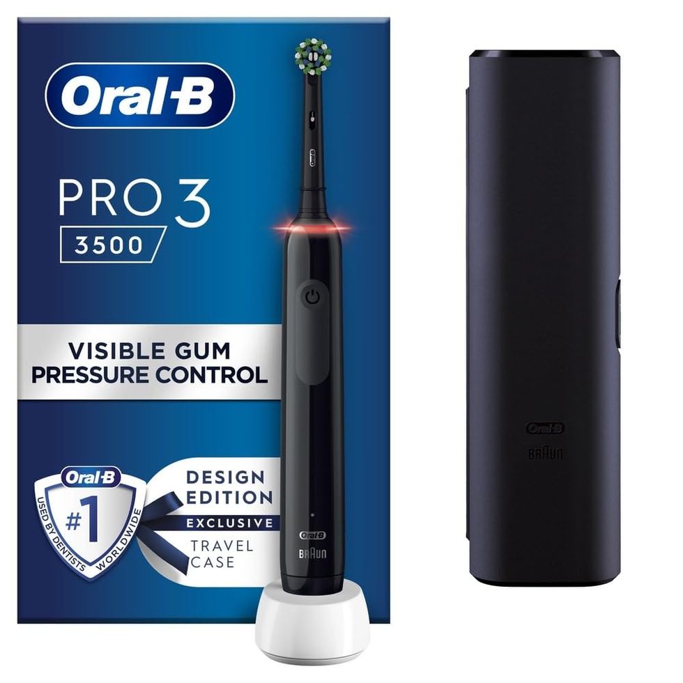 Oral-B Pro 3 3500 Cepillo de dientes eléctrico, negro