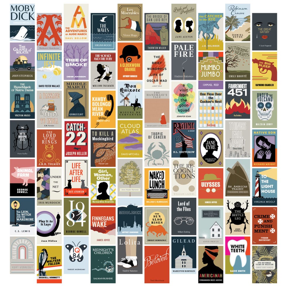 Notable Novels Wall Collage Kit Notable Novels Wall Collage Kit