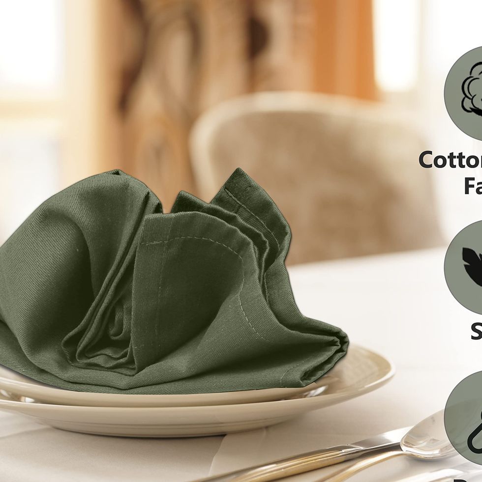 Wrinkle-free Reusable Table Napkins For Weddings, Parties, Hotels