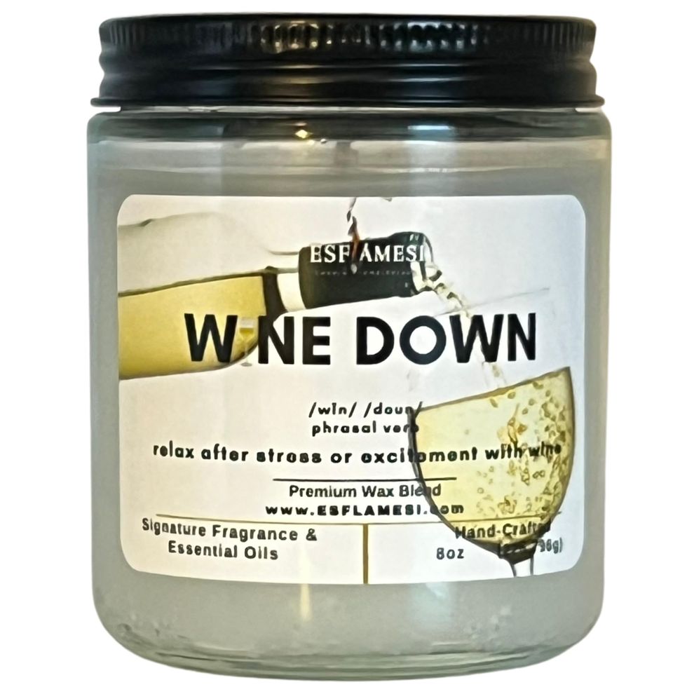 Wine Down Candle