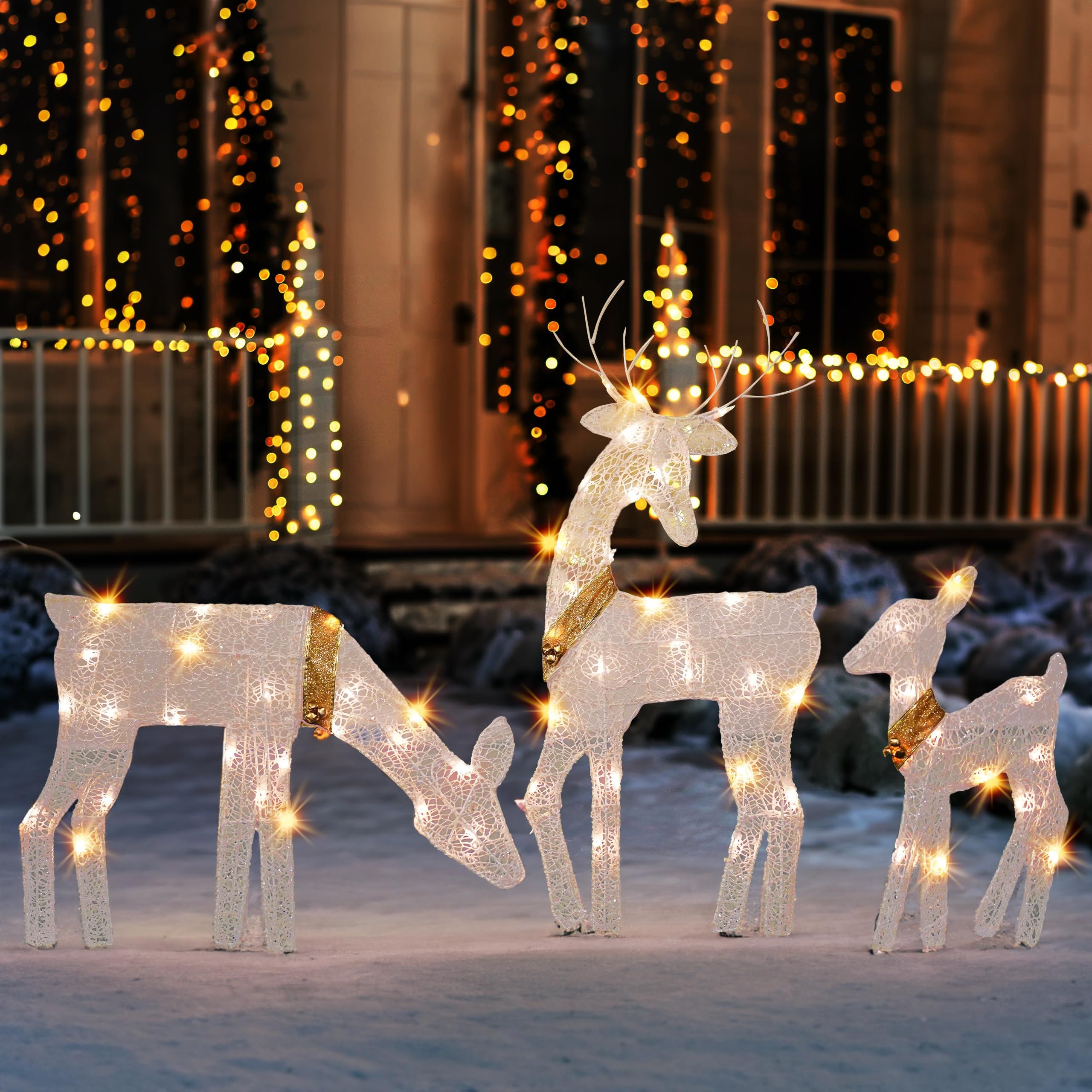 Outdoor christmas shop decorations