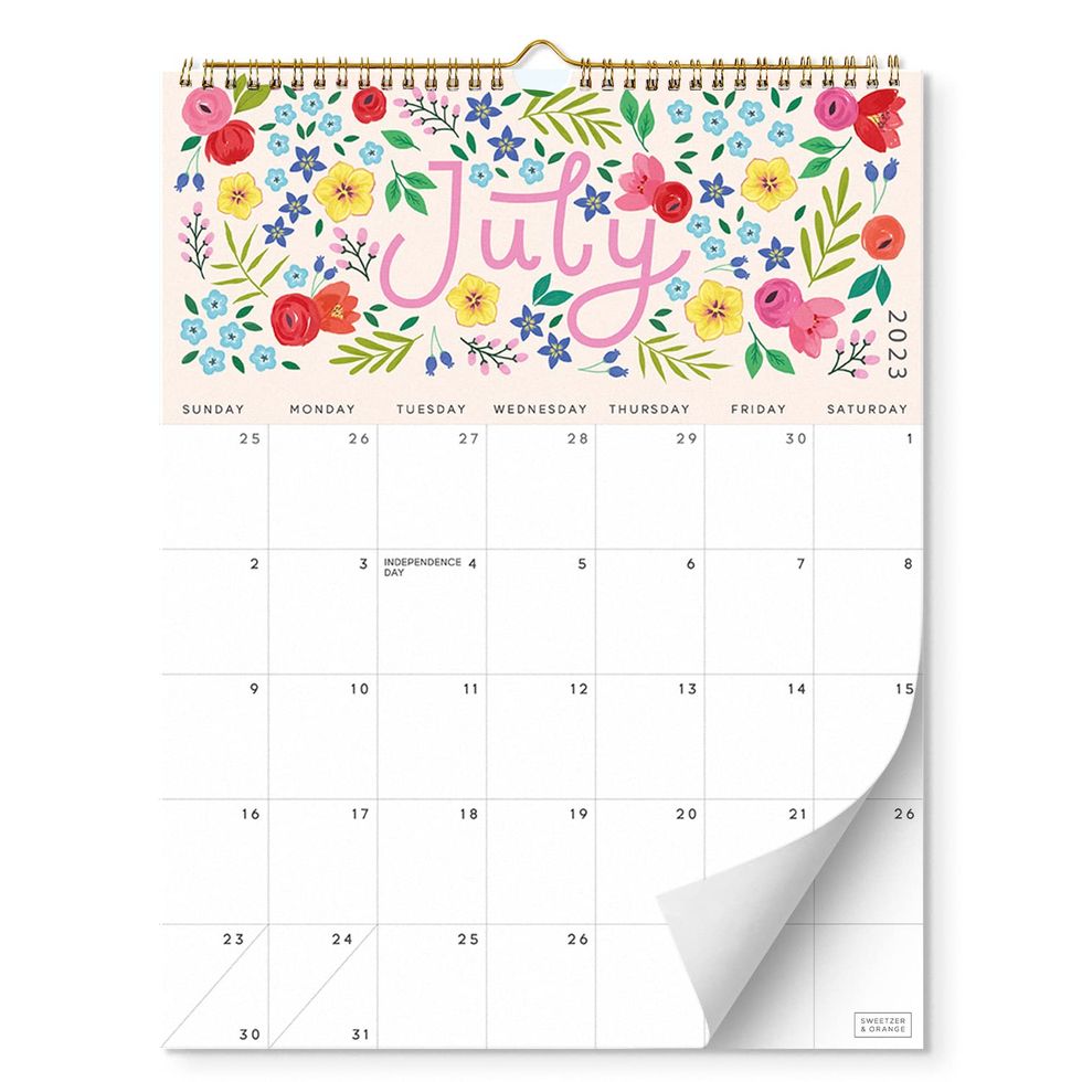 2024 Blank White Pages Scrapbook Wall Calendar - 12 inch x 9 inch, by Current, Size: 12 x 9