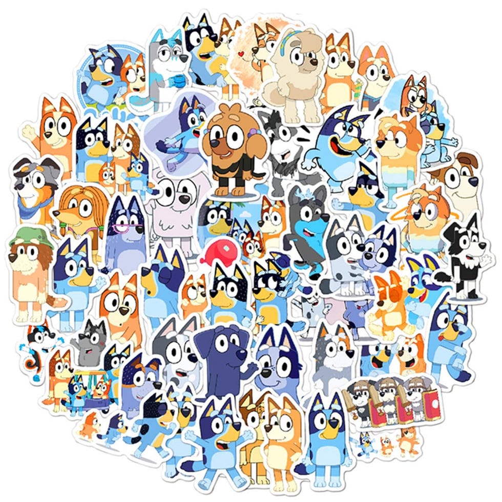 'Bluey' Cartoon Stickers 'Bluey' Cartoon Stickers