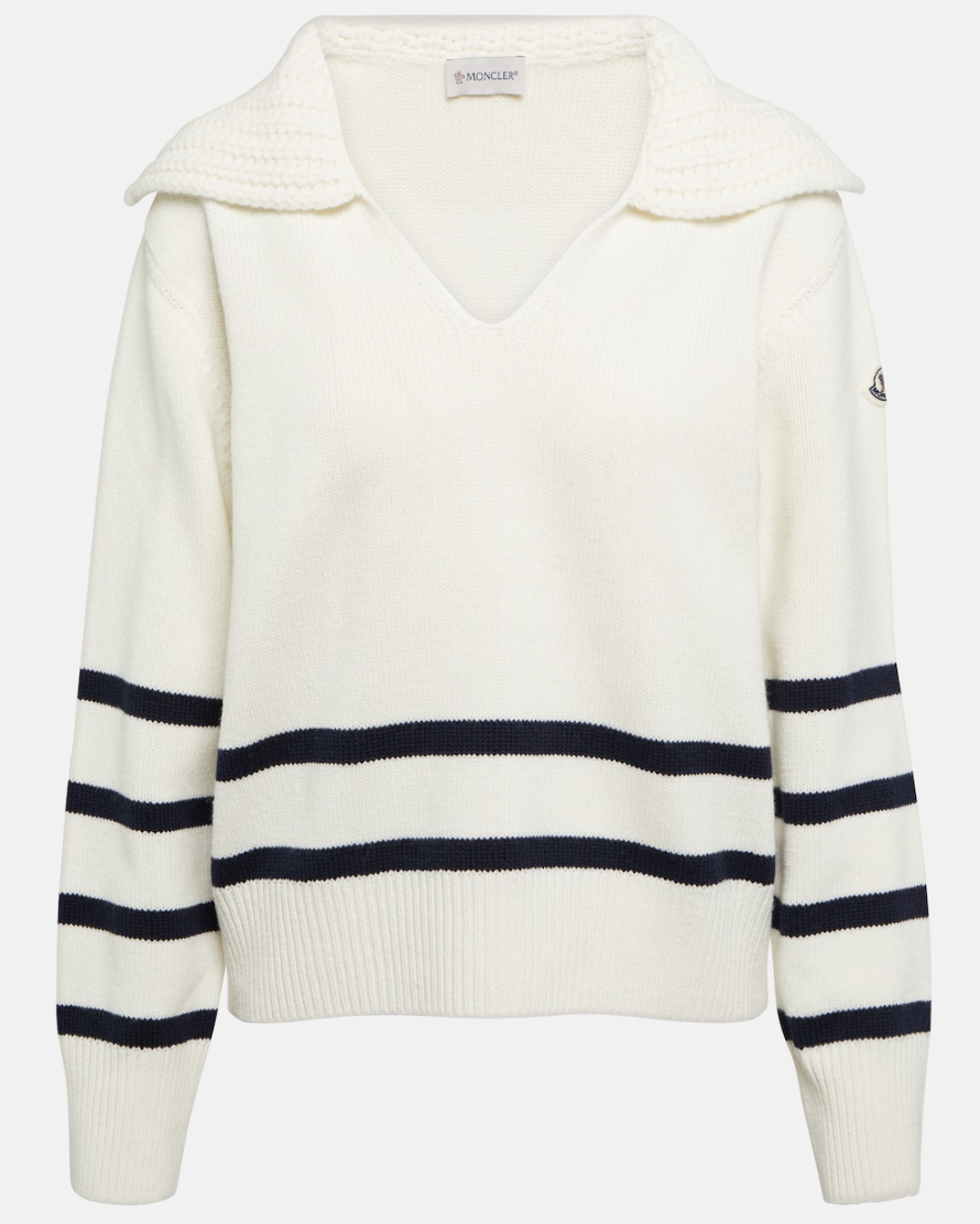 Striped Cashmere and Wool Sweater