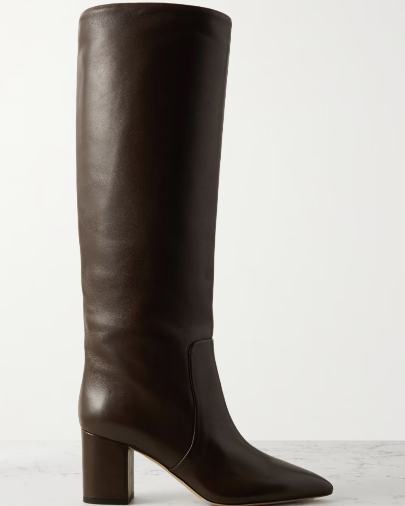 Anja Leather Knee Boots