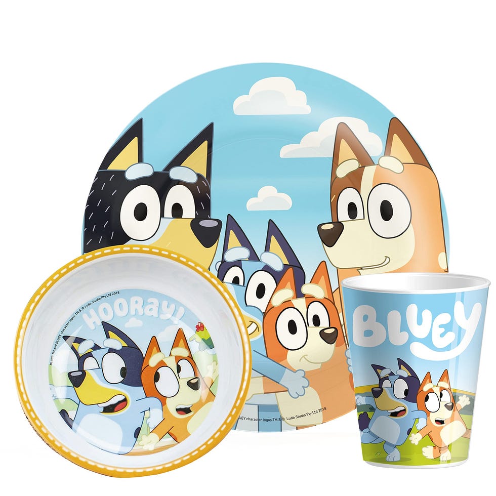 Bluey Kids Dinnerware Set Bluey Kids Dinnerware Set