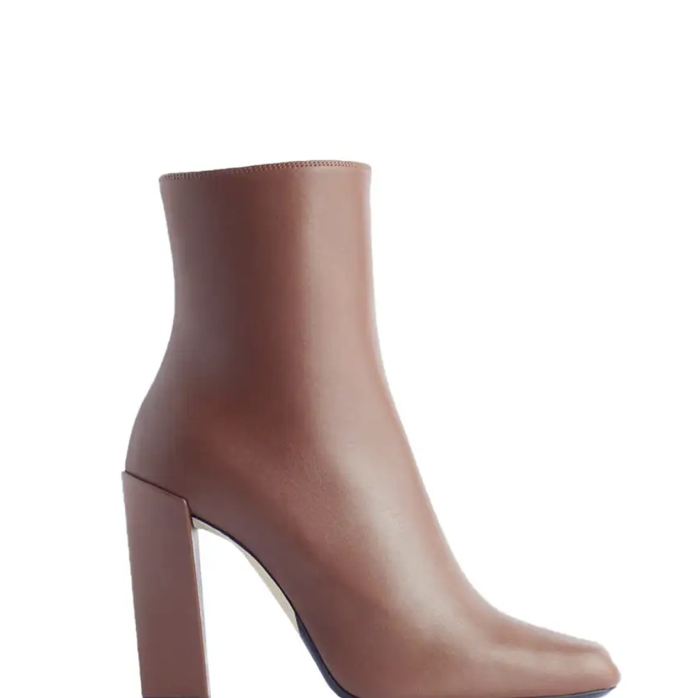 Square-Toe Ankle Boots