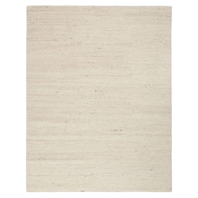 Distressed Solid Rug - Ivory