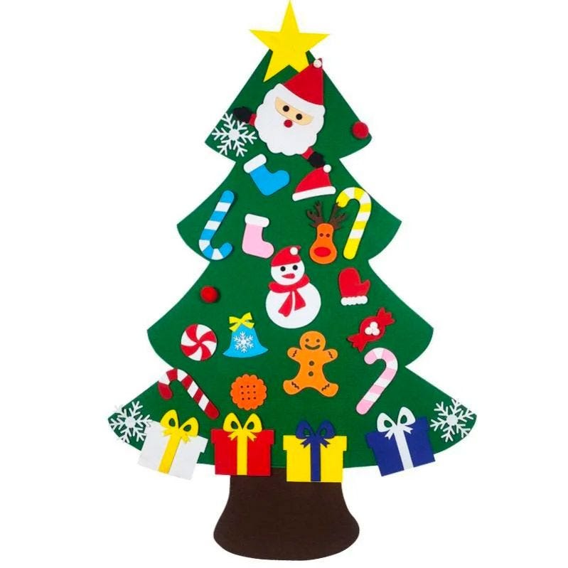 Árbol de Navidad de fieltro