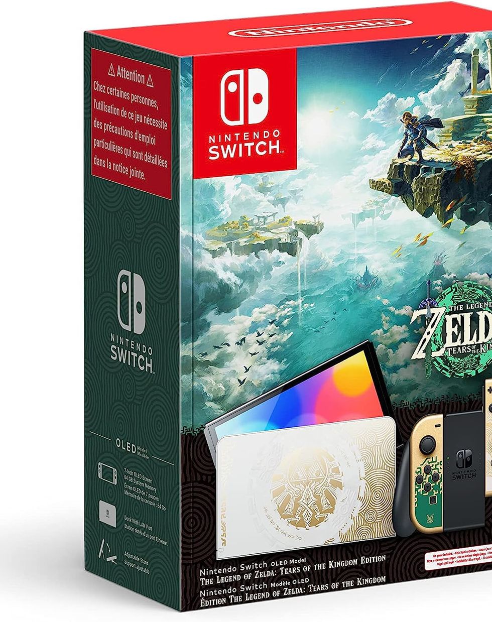 Nintendo Switch (Modelo OLED) Zelda: Tears of the Kingdom Edición limitada
