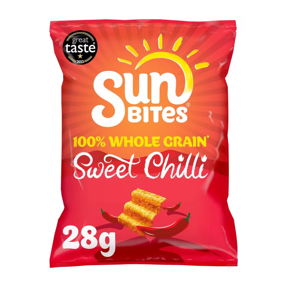 Walkers Sunbites Crisp Snacks Sweet Chilli