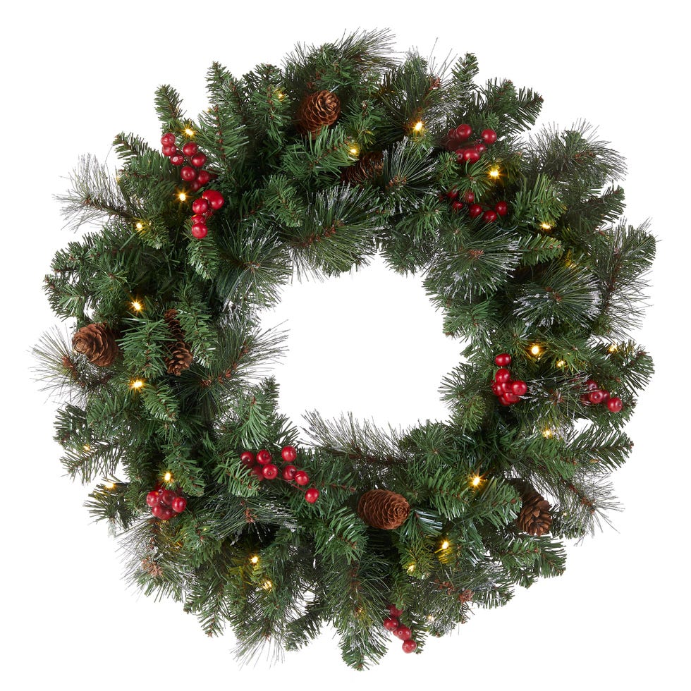 Company Pre-Lit Artificial Christmas Wreath