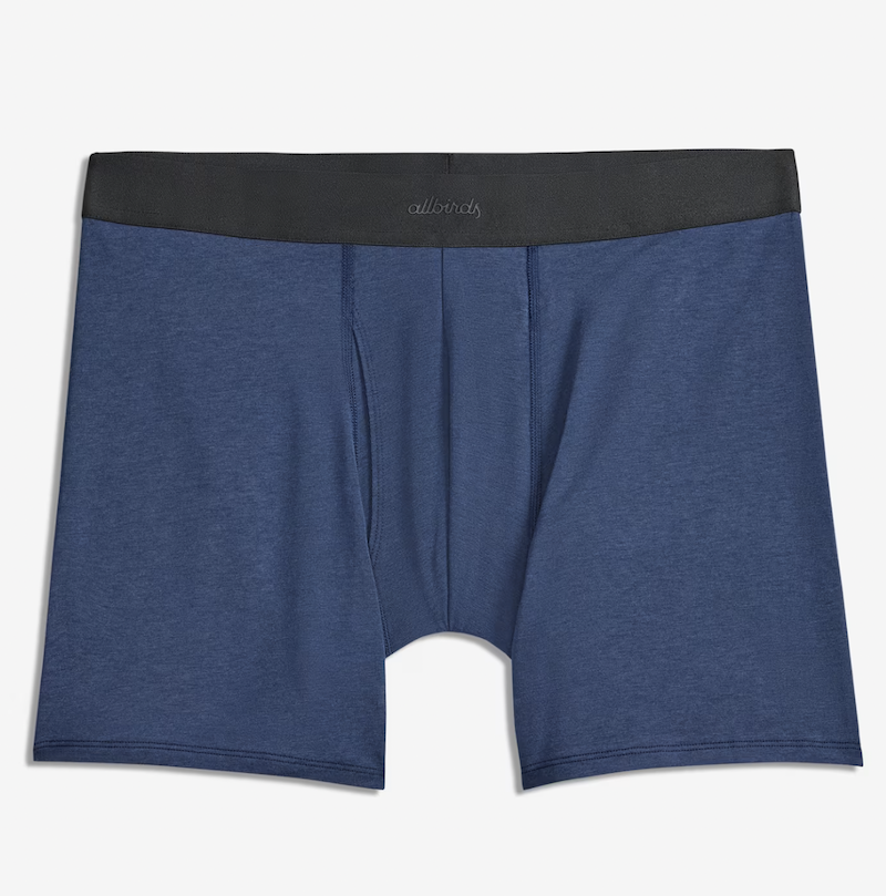 Navy blue Boxer Brief underpants made of organic cotton and elastane -  Bread & Boxers