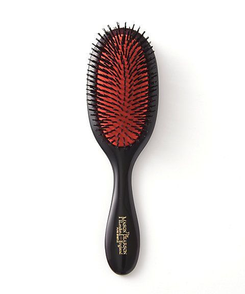楽天市場】【日本製】高級黒豚毛ヘアーブラシ（頭皮に優しい刺激