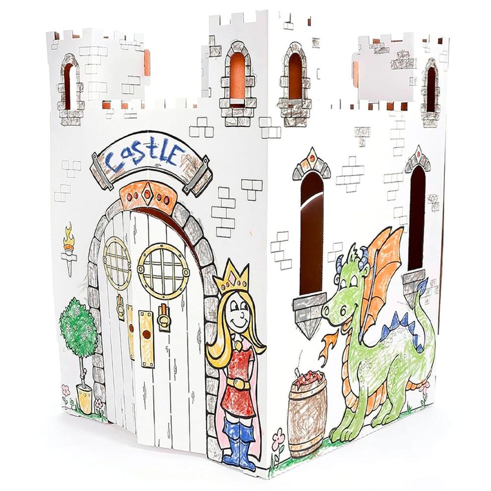 Easy Playhouse Fairy Tale Coloring Pages Castle
