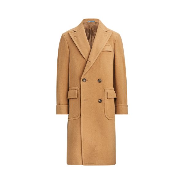 Mens camel hair clearance overcoat