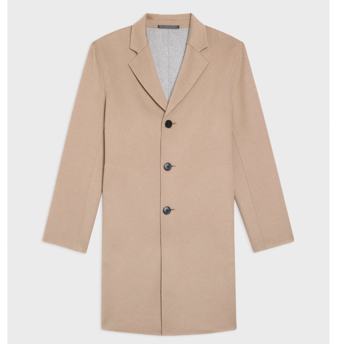 Camel overcoat slim discount fit