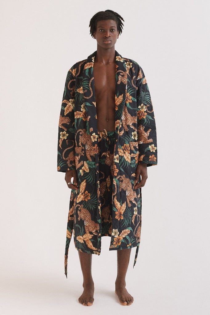 Men's Quilted Robe Men's Quilted Robe