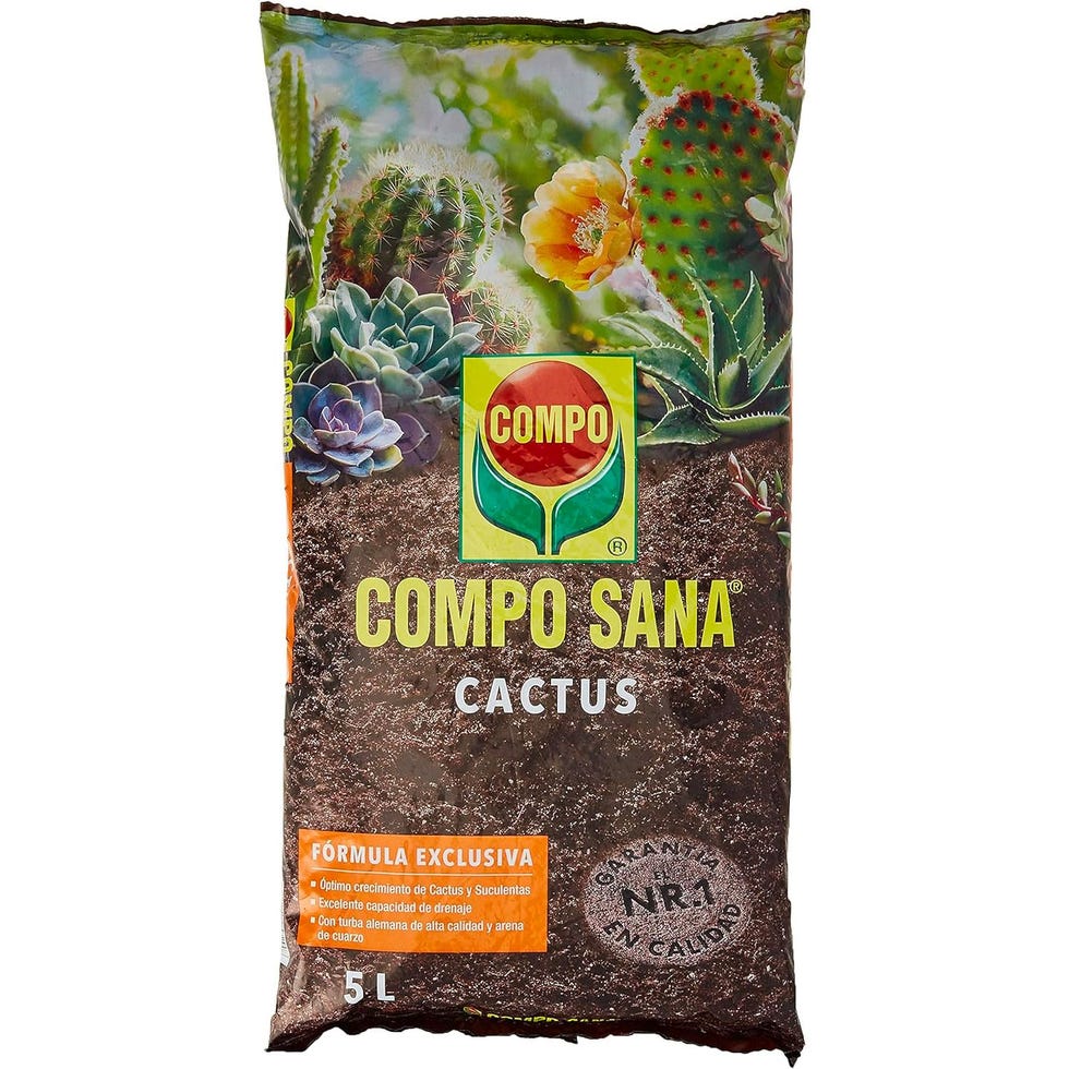 Sustrato para cactus y suculentas Compo Sana