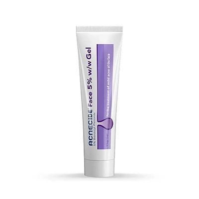 Acnecide Face Gel Spot Treatment with 5% Benzoyl Peroxide 15g
