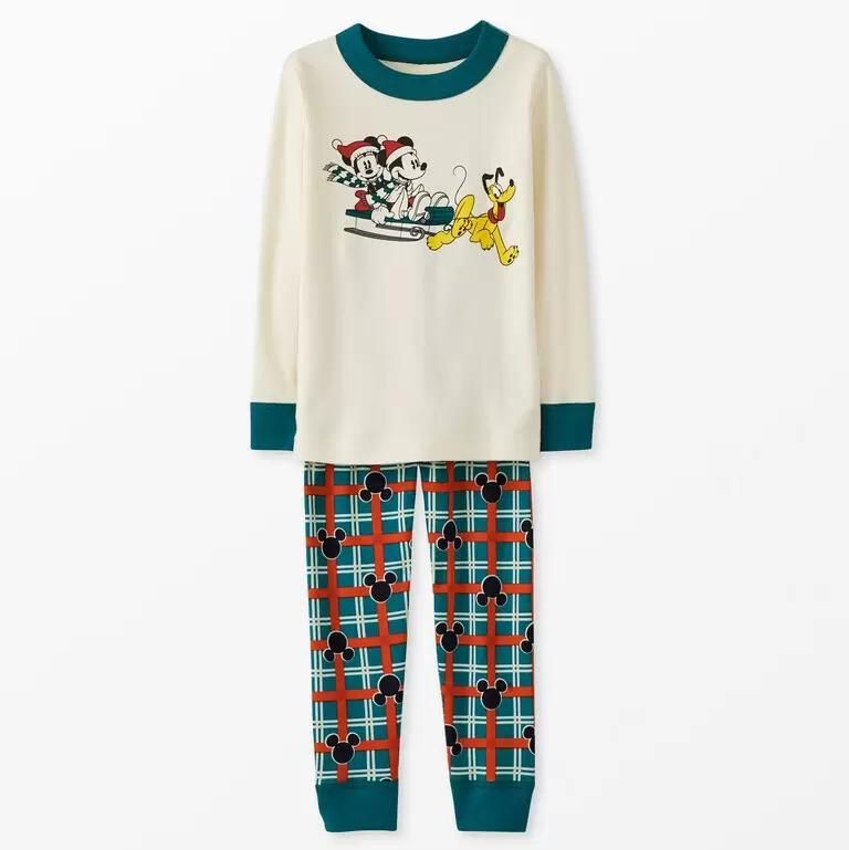 Mickey Mouse Long John Pajama Set
