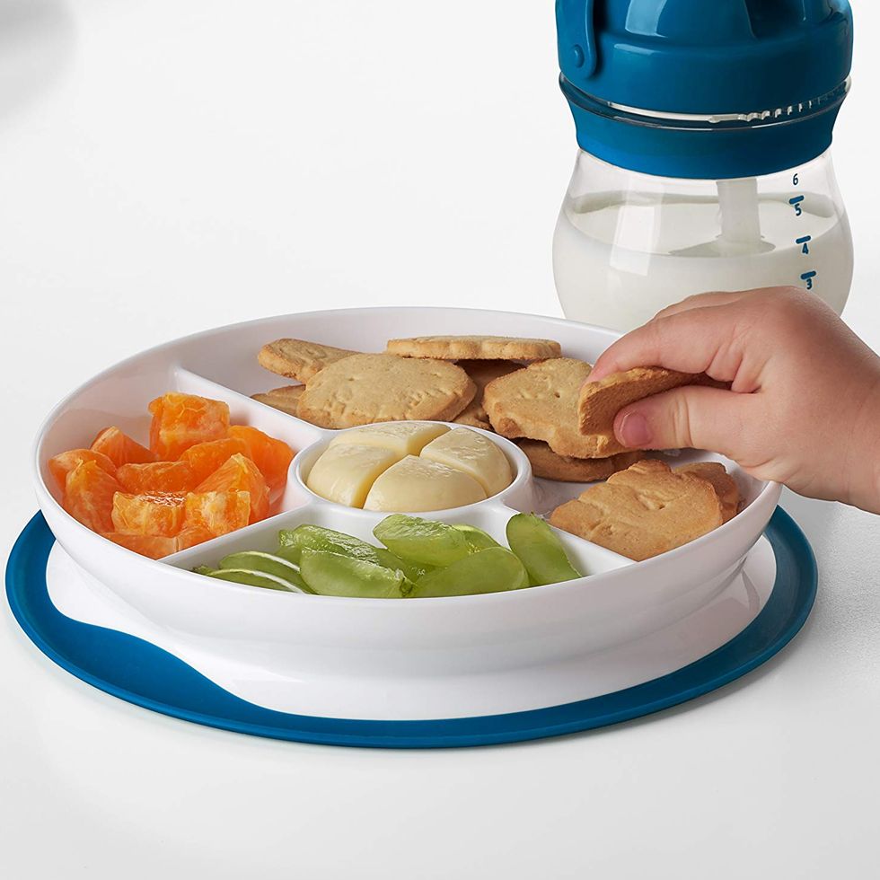 Stick & Stay Suction Divided Plate
