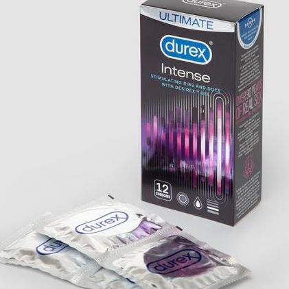 Intense Ribbed and Dotted Latex Condoms