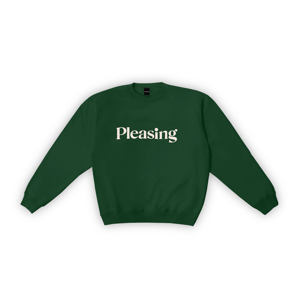 Crewneck in Forest Green
