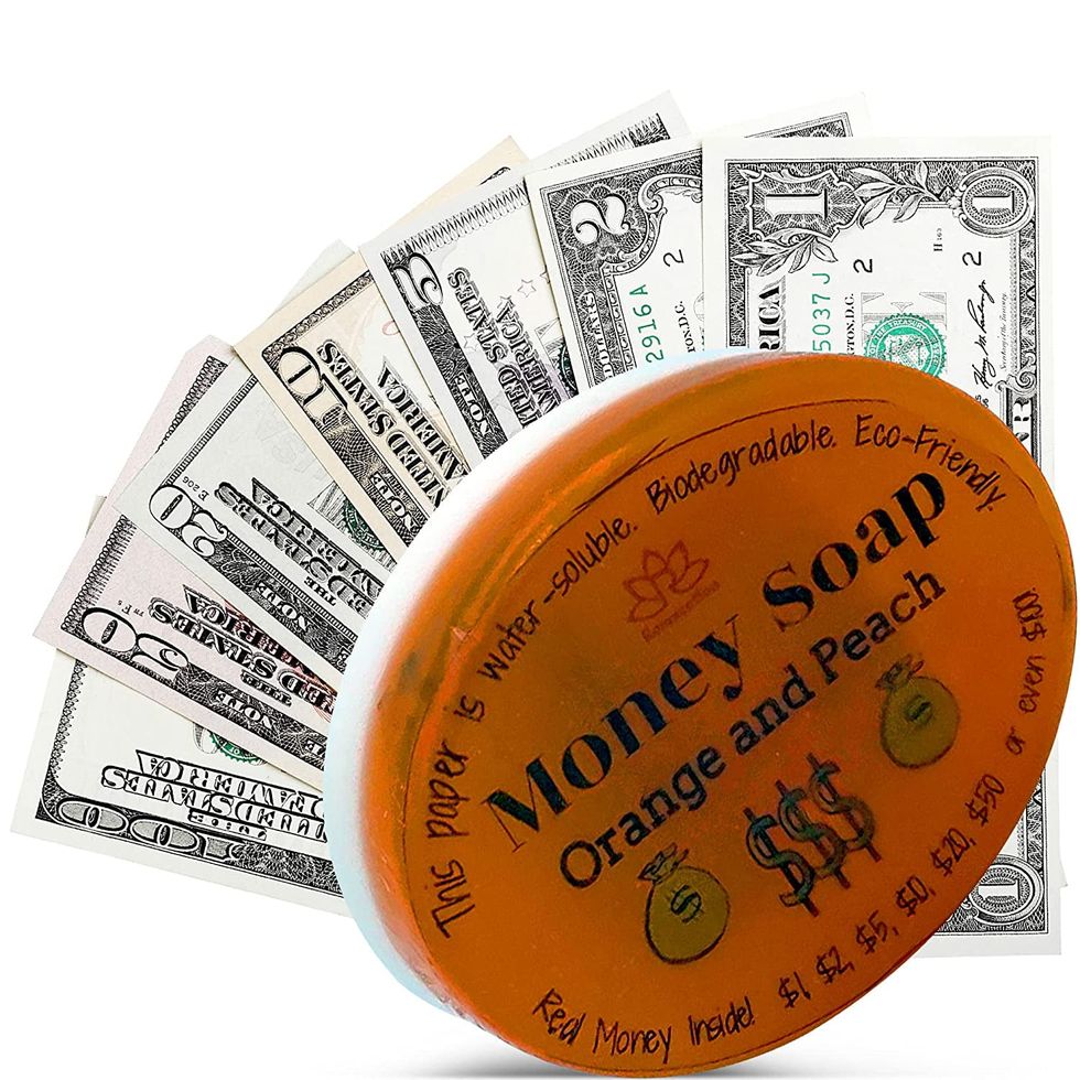Soap Bar with Money Inside