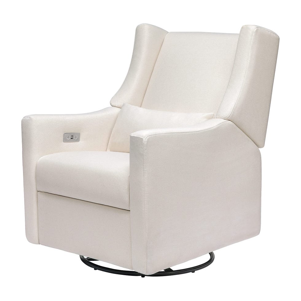 Manual Glider Recliner Swivel Rocking Chair with Lumbar Pillow Cup Holders Latitude Run