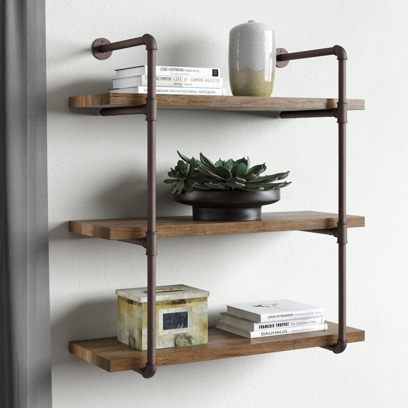 Bonnay 3-Tier Floating Bookcase