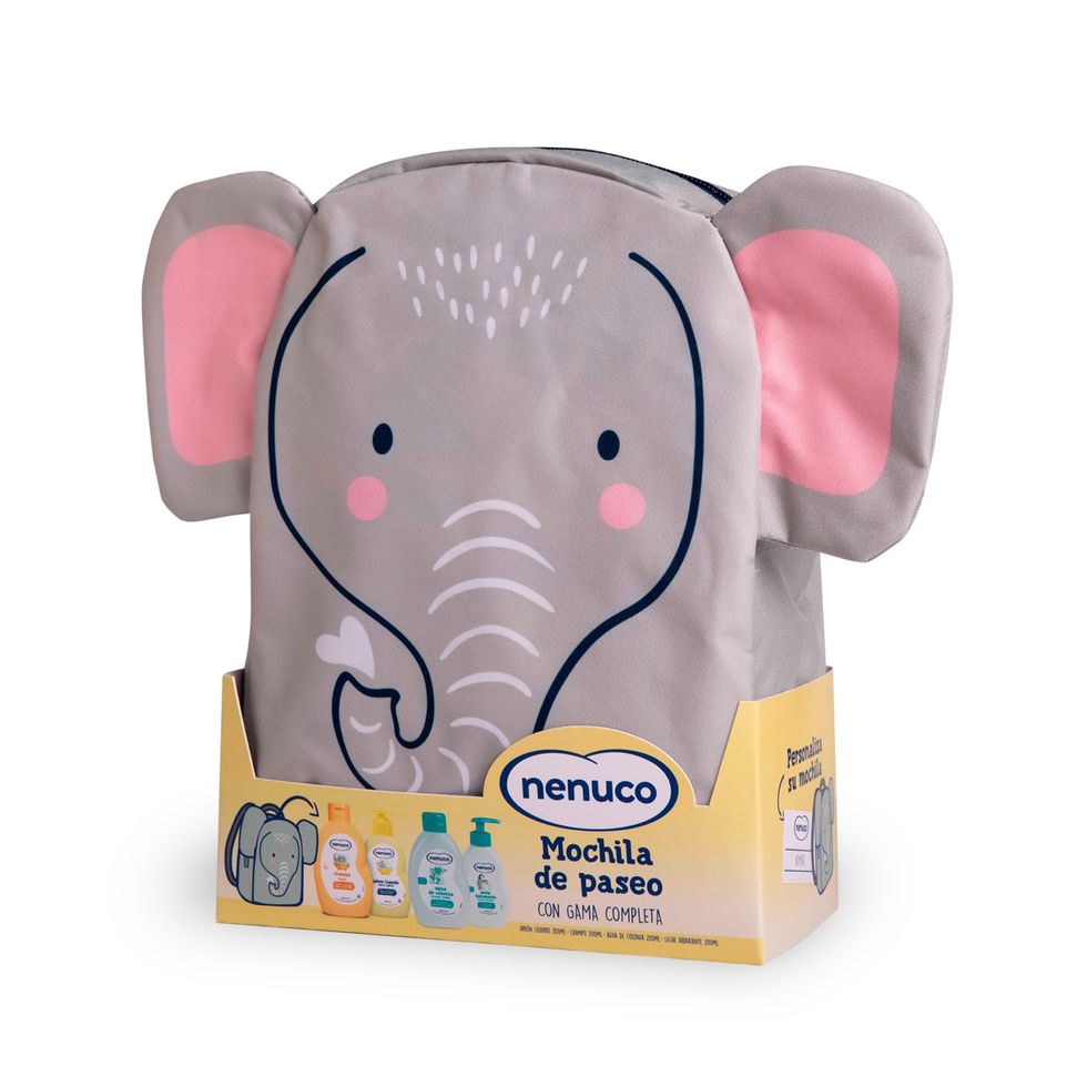 Mochila personalizada para niña pequeña, Elefante, talla única , Lindo