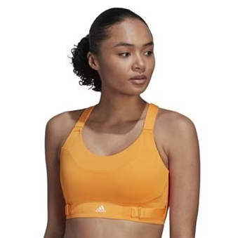 JUST-DRY Natural Tan High Impact Hit Compression Sports Bra for